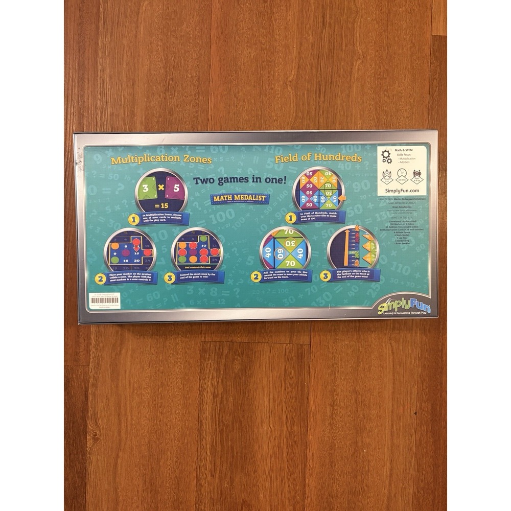 SimplyFun Math Medalist Board Game Multiplication Addition Educational STEM - Picture 10 of 10